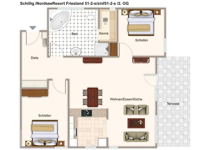 Nordseeresort Friesland Nordseeresort Friesland 51-2-s Daire *